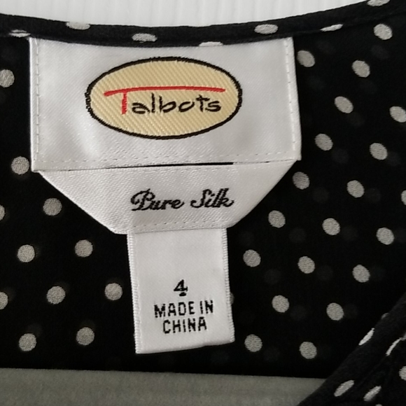 Silk blouse cap sleeve - Picture 2 of 4